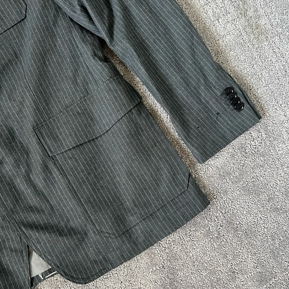 Banana Republic Modern Fit Stripe Utility Blazer